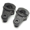7/8 inch 22mm Motorcycle Handlebar Riser Handle Fat Bar Mount Clamps Bracket Black Aluminum