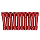 Suleve M3AS13 10Pcs M3 35mm Aluminum Alloy Standoff Spacer Round Column MultiColor Smooth Surface