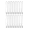 20Pcs 13100mm Clear Plastic Laboratory Test Tube with Cap