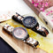 SKENGKE SK K0075 Fashion Women Crystal Ladies Dress Stainless Steel Quartz Watch