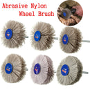 80-600 Grit Abrasive Nylon Wheel Brush Wood Working Polishing Grindering Wheel