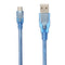 10pcs 30CM Blue Male USB 2.0A To Mini Male USB B Cable For