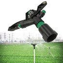Garden Irrigation Plastic Sprinkler 1" DN25 Connector Rotate Rocker Arm Water Spray Internal Thread