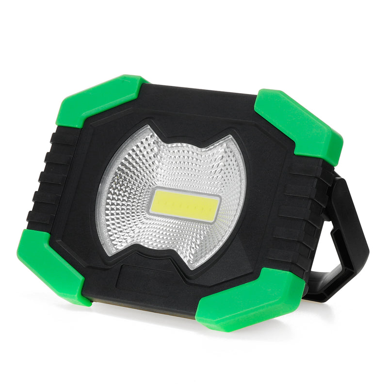 30W COB LED USB Solar Work Light Spotlight Waterproof 3 Modes Flood Lamp Outdoor Camping Tent Emergency Lantern