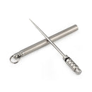 IPRee Outdoor EDC Titanium Toothpick Tooth Pick Holder Fruit Fork Emergency Safety Tools Kit