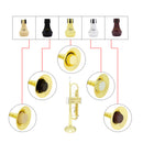 SLADE ABS Semi-Closed Trumpet Muffler Trumpet Mute for Wind Instrument