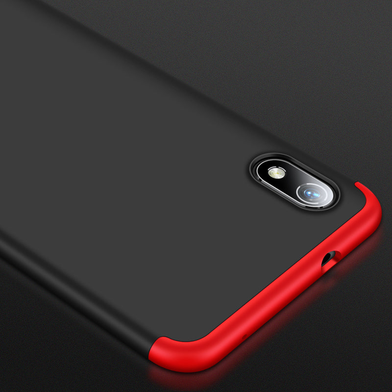 Bakeey 3 in 1 Double Dip 360 Hard PC Full Protective Case For Xiaomi Redmi 7A