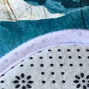 Miracille Marine Style Door Mat Floor Carpet For Living Room Sea Turtle Pattern Coral Fleece Rug