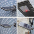 20W Waterproof Solar Powered Street Light Remote/Light Control with Bracket Outdoor Garden Walkway