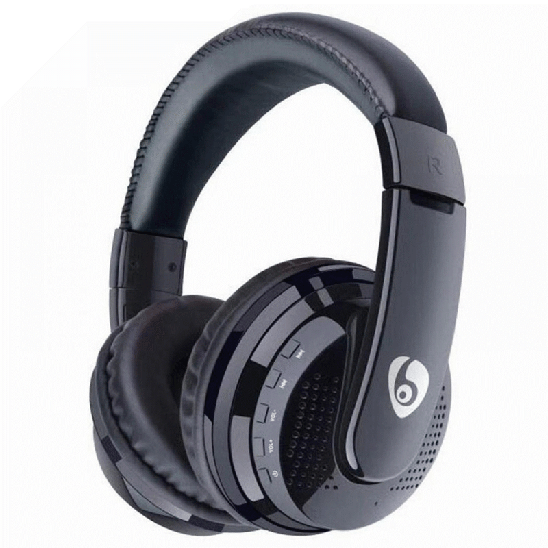 MX666 Foldable Wireless Gaming Headphone bluetooth Over-ear Handsfree Adjustable Headset with Mic Support FM TF