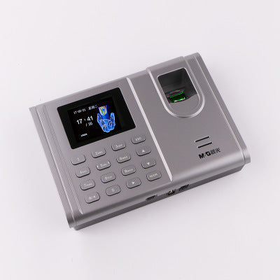 M&G AEQ96706 Simple Face Recognition Attendance Machine Fingerprint, Fingerprint, Human Speech Check-In Machine