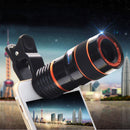 8X HD360 Camera Lens with Clip Zoom Telescope for Samsung S8 Xiaomi 6 iPhone 7