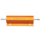 RX24 100W 220R 220RJ Metal Aluminum Case High Power Resistor Golden Metal Shell Case Heatsink Resistance Resistor