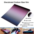 30cmx152cm Chameleon Carbon Fiber Vinyl Motorcycle Car Decoration Wrap Film