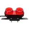 LED License Plate Brake Tail Turn Signal Dual Light For Motorcycle Bobber Cafe