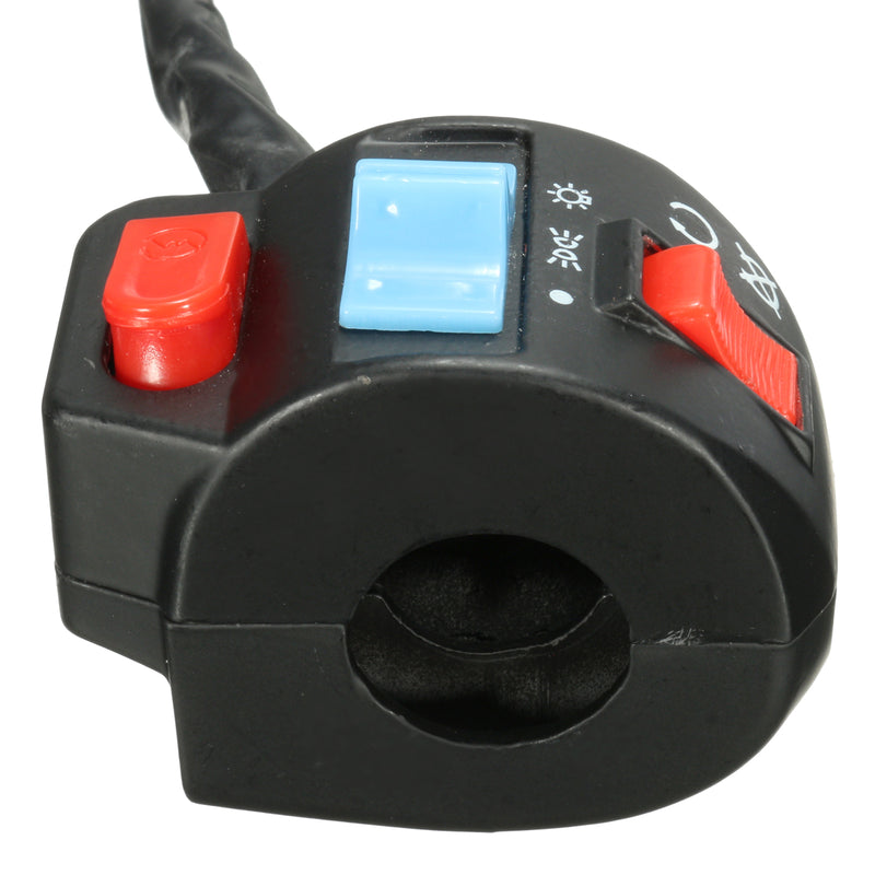 7/8 Inch Headlight On/Off Kill Engine Start Fog Light Switch Motorcycle Scooter