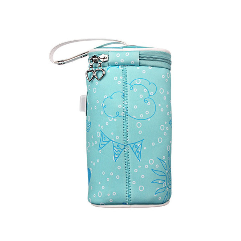 Portable USB Warmer Water Bottle Bag Heating Baby Milk Water Travel Heater Insulation