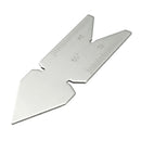 UK 55 / ISO Metric 60 / USA 60 Center Gauge Screw Cutting Thread Pitch Measuring Lathe Tool