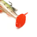ZANLURE 5Pcs/Set 8.5cm 14g Soft Silicone Minnow Bait Lead Head Fishing Lure Tackle Sharp Hook