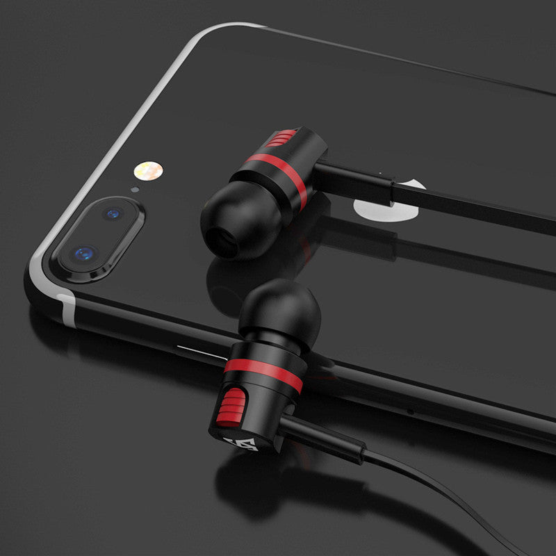PTM T2 3.5mm In-Ear Wired Headset Super Bass Sport Handsfree Earphone With Mic for Phones PC MP3