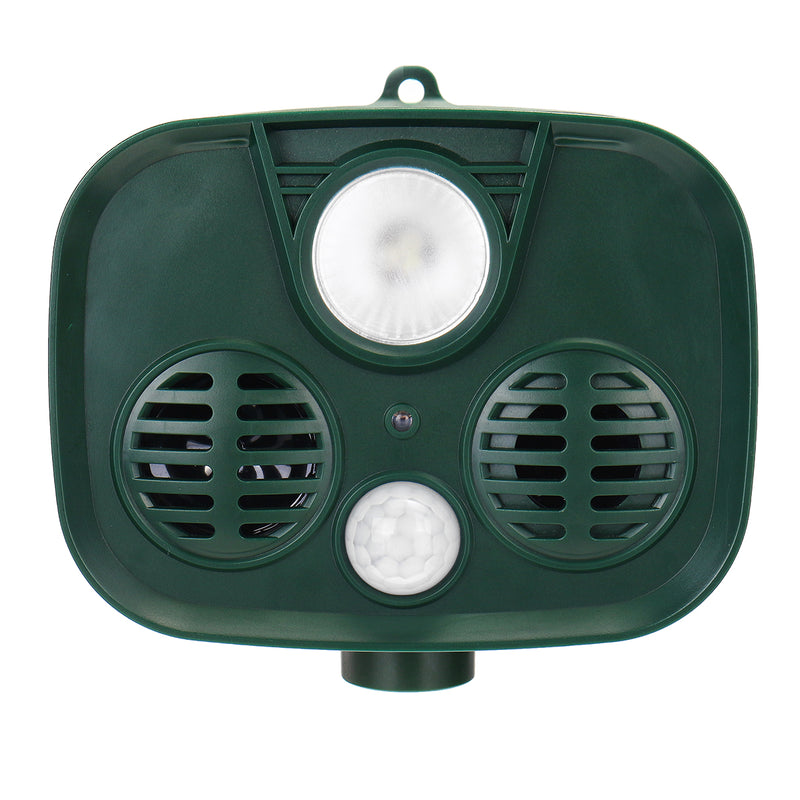 15-75KHZ Animal Repeller Solar Powered Waterproof PIR Sensor USB Solar Alarm Repeller