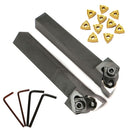 WWLNR/L1616H/K08 16x100mm Lathe Turning Tool Holder With 10pcs WNMG080404 Inserts