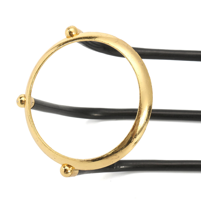 6Pcs/Set Standard Snooker Brass Empire Rail Billiard Table Solid Rail w/ Net Pockets Rails Mount Set