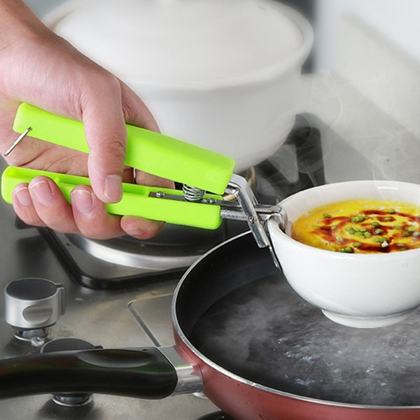 Universal Bowl Clips Prevent Hot Device Kitchen Clamp Handheld Dish Plate Clips Pot Clips