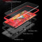 360 Full Body Magnetic Adsorption Protective Case For Samsung Galaxy S8/S8 Plus/Note 8 Aluminum Alloy Glass Cover