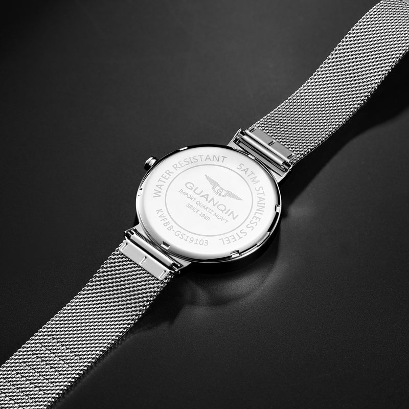 GUANQIN GS19103 Casual Style 24 Hours Display Quartz Watch Business Style Men Watch