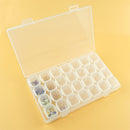 28 Slots Decoration Storage Box Plastic Bead Organizer Jewelry Box Storage Case