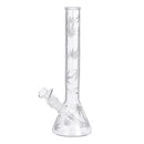 Transparent Luminous Water Glass Smoke Pipes Bottle Glassware Filter Tubes
