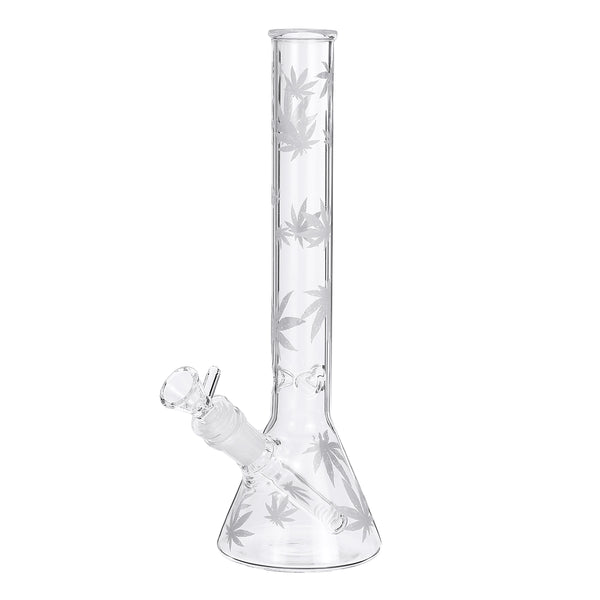 Transparent Luminous Water Glass Smoke Pipes Bottle Glassware Filter Tubes