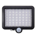 Solar Power 56 White LED PIR Motion Sensor Flood Wall Light Waterproof Outdoor Garden Security Lamp