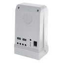 2200mAh Solar Lighting System USB Portable Emergency Light Solar Panel Powered System with 2Pcs 2W Light Bulbs