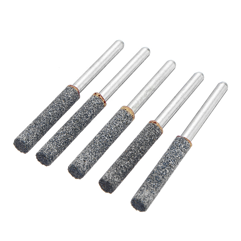 5pcs 3/16 Inch Grinding Head Stone Diamond Chainsaw Sharpener Burr Stone Set