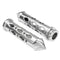 7/8inch Chrome Handlebar Hand Grip Grips For Suzuki/Honda/Yamaha/Kawasaki Motorcycle