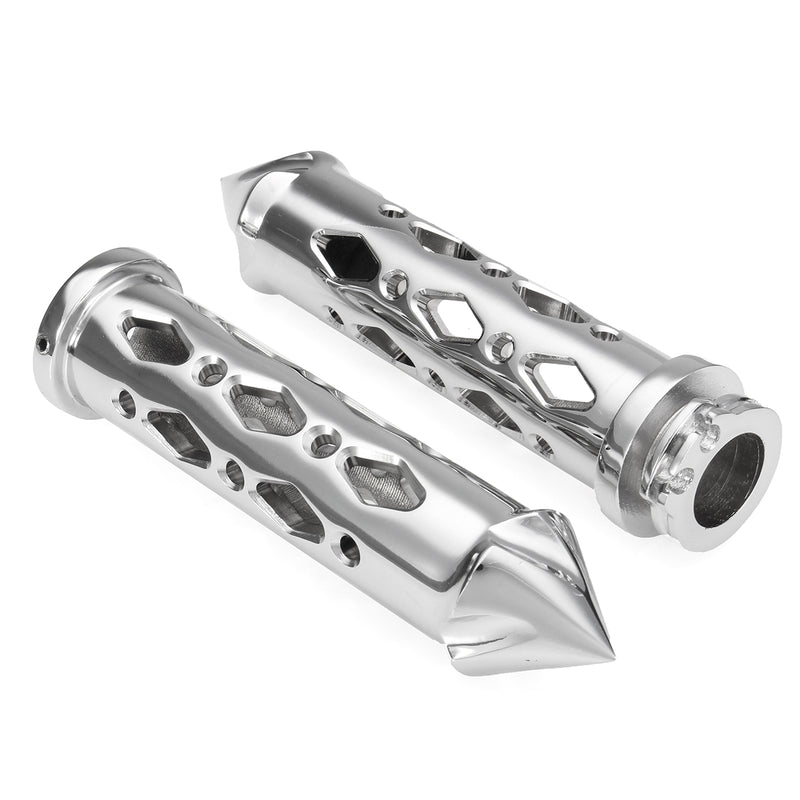 7/8inch Chrome Handlebar Hand Grip Grips For Suzuki/Honda/Yamaha/Kawasaki Motorcycle