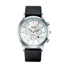 CHRONOS Casual Style Calendar Men Wrist Watch False Small Dials Leather Strap Quartz Watch