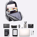 Men Boys Backpack Rucksack With USB Port Headphone Hole Travel Hiking School Bag