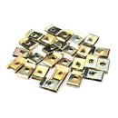 200Pcs Anti-Rust Mixed Fastener Screw Gasket Clip For Car Door/Panel/Fender