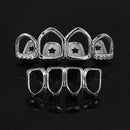 Unisex Women Men Rose Gold Plated Hip Hop Teeth Grill Top Bottom Tooth Dental Tools