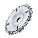 Drillpro 4 Inch Grinder Chain Disc 15 Tooth Wood Carving Disc For 100/115 Angle Grinder