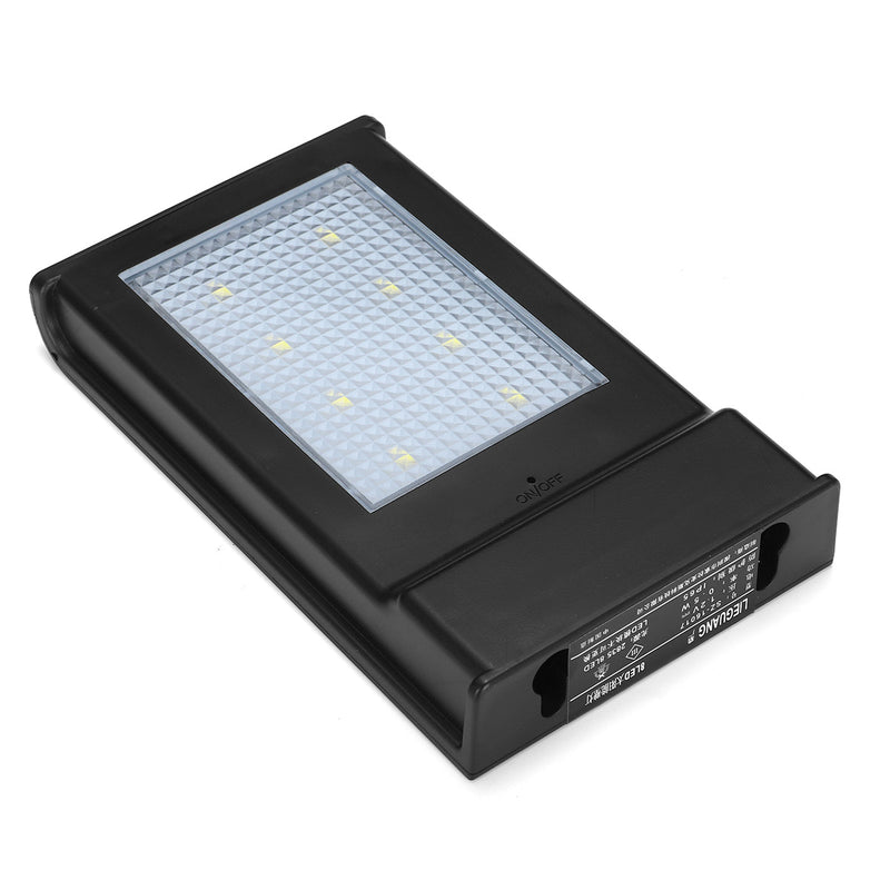 Solar Powered 5W 8LED Lighting Sensor Waterproof IP65 Wall Light Ourdoor Garden Porch Path Lamp