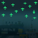 Honana DX-129 12PCS 7x8cm Fluorescent Glow Fighter Wall Sticker