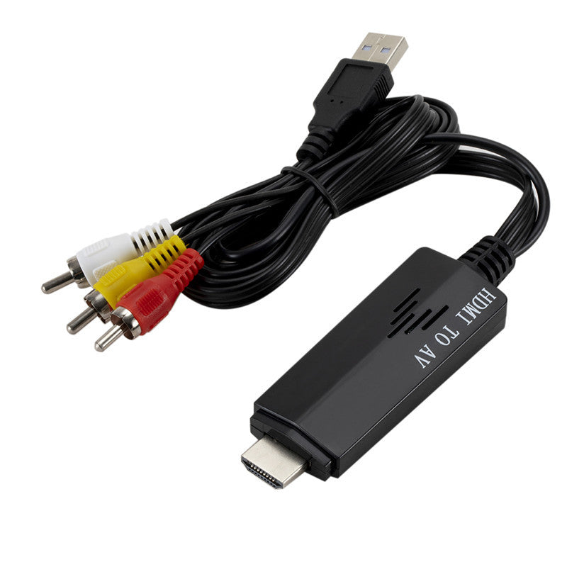 GRWIBEOU HDMI to AV RCA HD Converter 1080P Conversion Cable