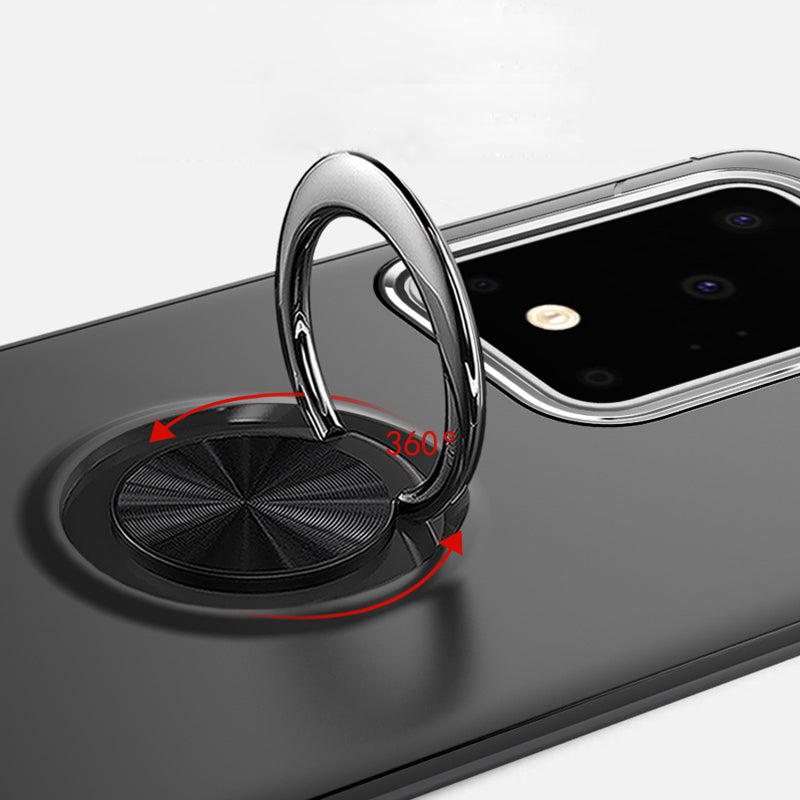 Bakeey 360 Rotating Magnetic Ring Holder Soft TPU Shockproof Protective Case for Samsung Galaxy A51