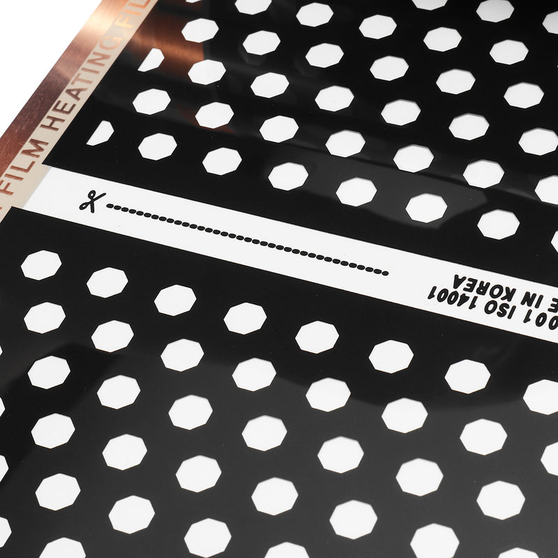 50-200cm 220W Honeycomb Reticulated Floor Heating Film Infrared Underfloor Film Pads