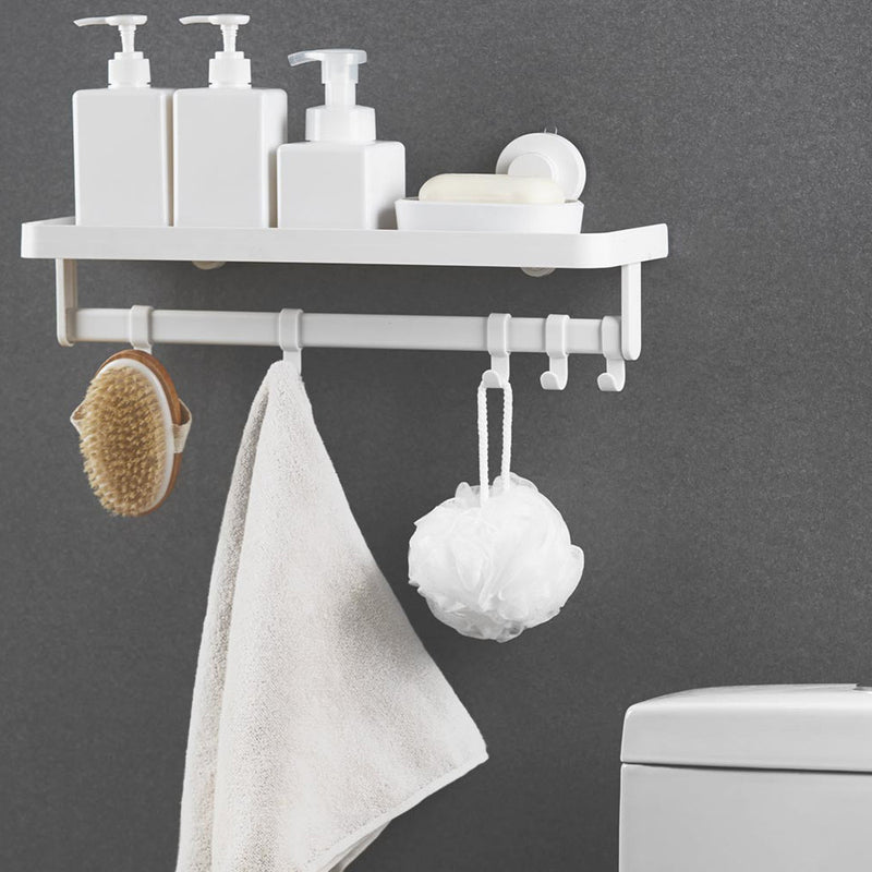 ABS No Drilling Storage Holder Towel Rack Bathroom Organizer Shelf from Xiaomi Youpin