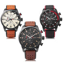 CURREN 8250 Luxury Leather Watch Band Fashion Casual Men Quartz Wrist Watch